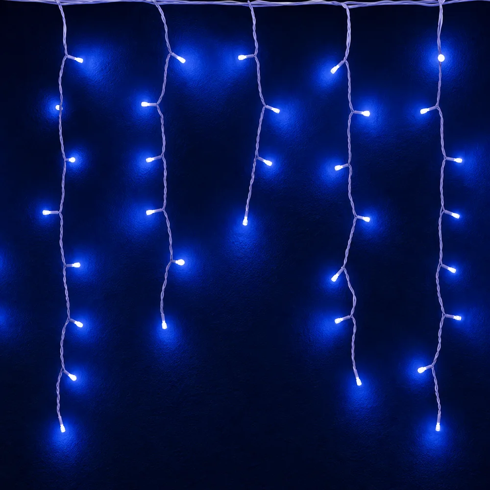 Cascata de luzes LED para decoração natalina no atacado